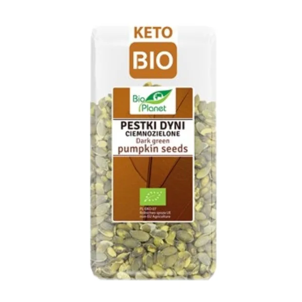 Pestki dyni ciemnozielone Bio, 350 g, Bio Planet