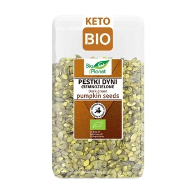 Pestki dyni ciemnozielone (uprawiane w europie) Bio, 1 kg, Bio Planet