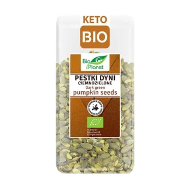 Pestki dyni ciemnozielone (uprawiane w europie) Bio, 350 g, Bio Planet