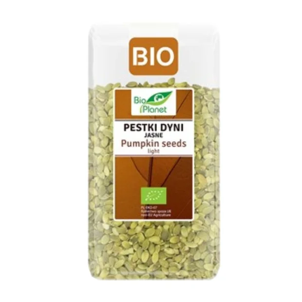 Pestki dyni jasne Bio, 350 g, Bio Planet