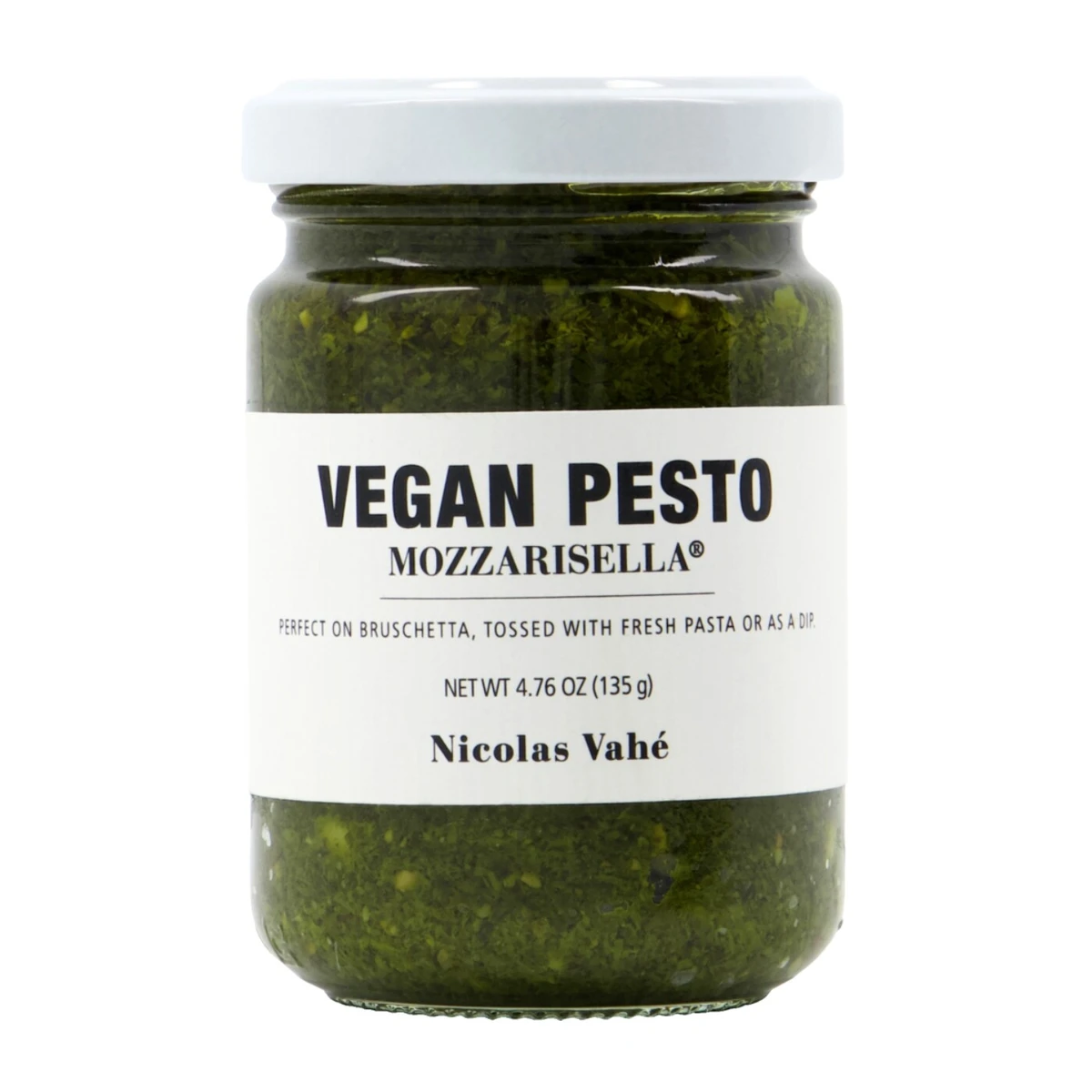 Pesto wegańskie mozzarisella, Nicolas Vahé