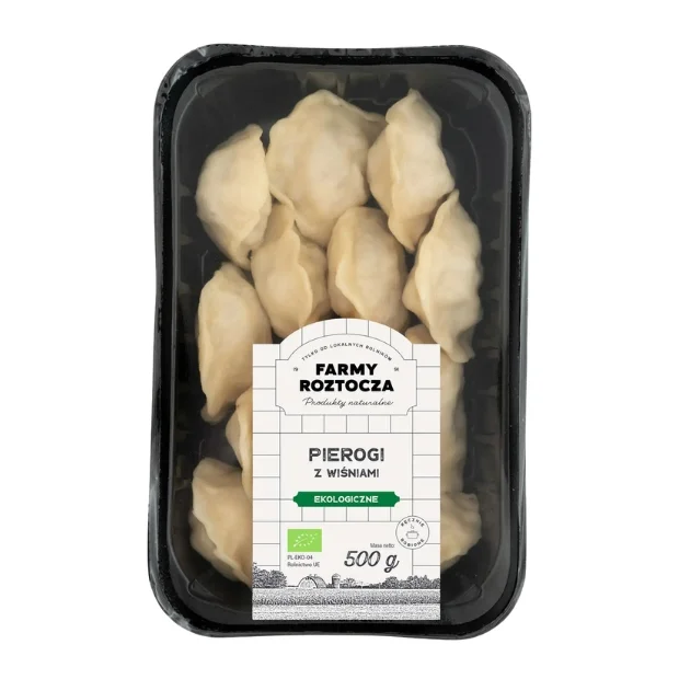 Pierogi z wiśniami Bio, 500 g, Farmy Roztocza