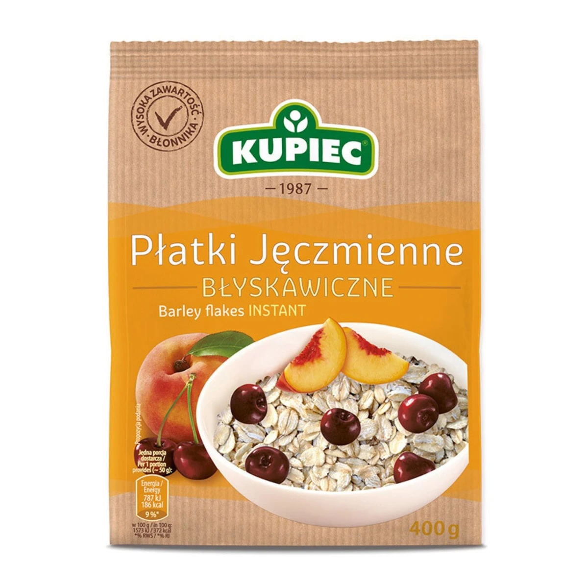 Płatki jęczmienne błyskawiczne, Kupiec