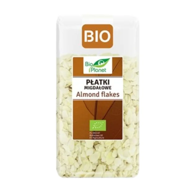 Płatki migdałowe Bio, 300 g, Bio Planet