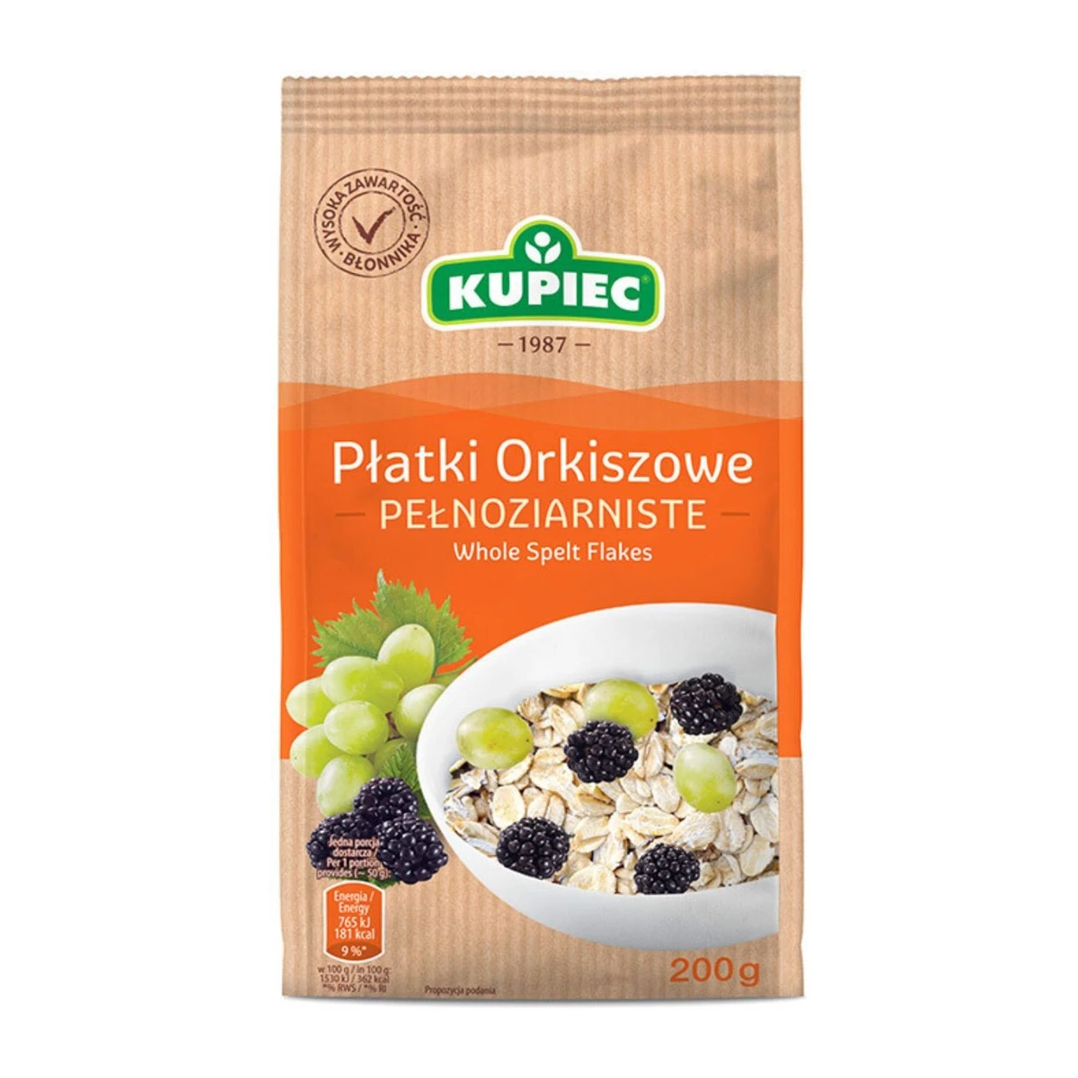 Płatki orkiszowe, Kupiec