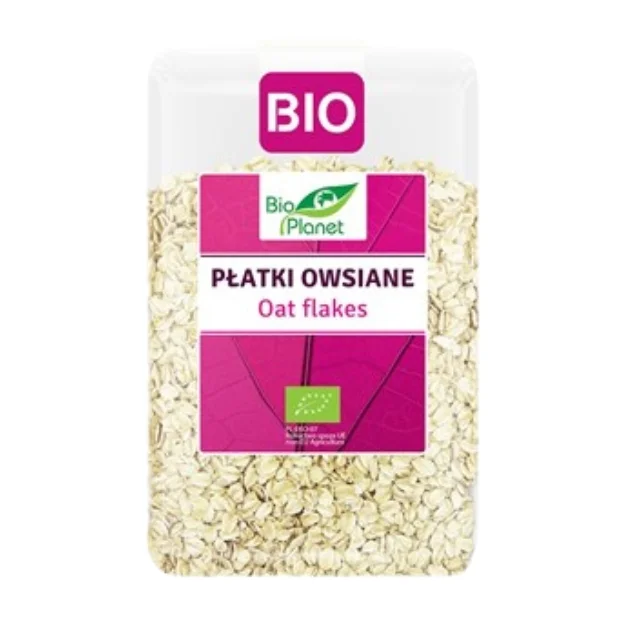 Płatki owsiane Bio, 1 kg, Bio Planet