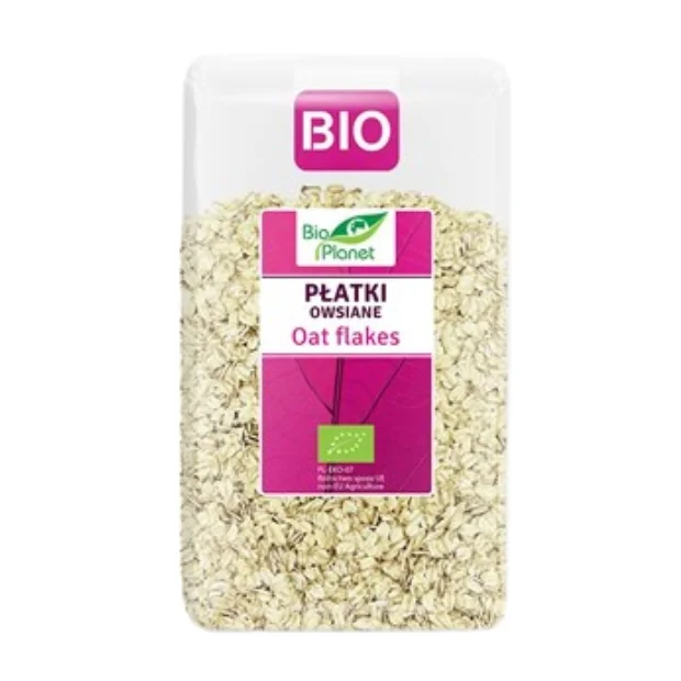 Płatki owsiane Bio, 600 g, Bio Planet