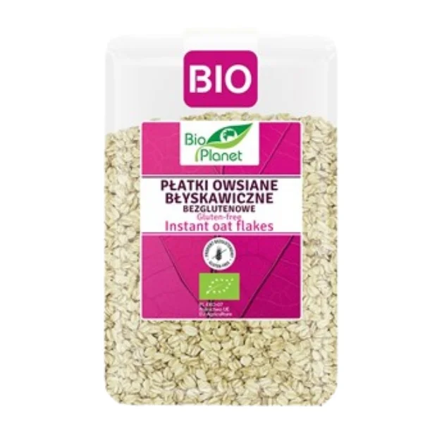 Płatki owsiane błyskawiczne bezglutenowe Bio, 1 kg, Bio Planet