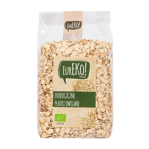 Płatki owsiane drobne Bio, 300 g, Eureko