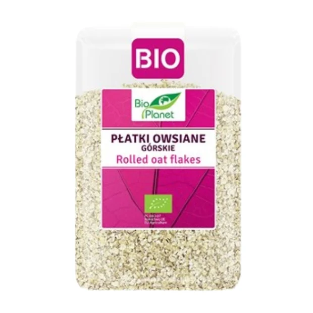 Płatki owsiane górskie Bio, 1 kg, Bio Planet