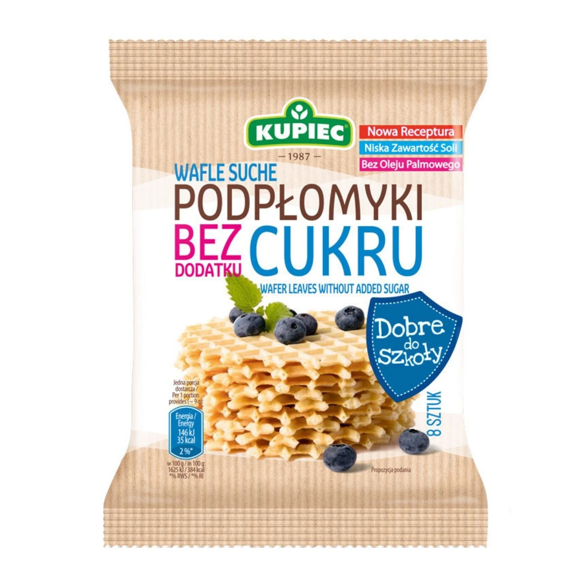 Podpłomyki bez dodatku cukru, 70g, Kupiec
