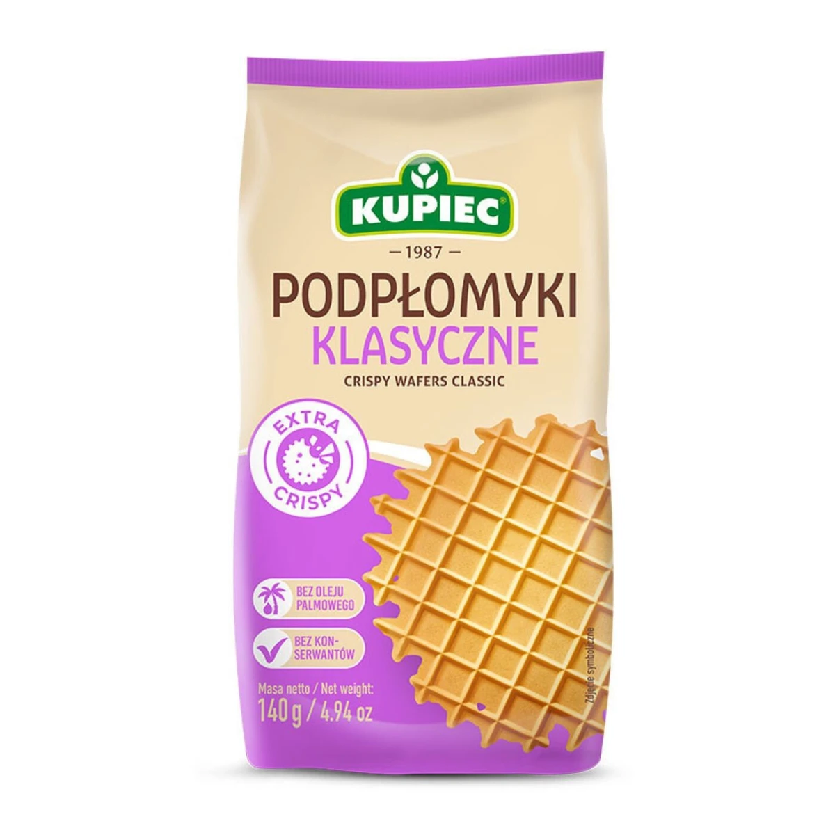 Podpłomyki klasyczne, 140g, Kupiec