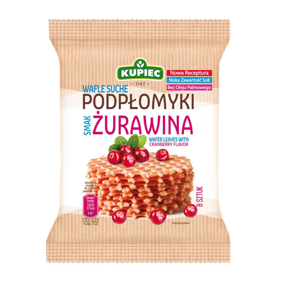 Podpłomyki o smaku żurawinowym, Kupiec