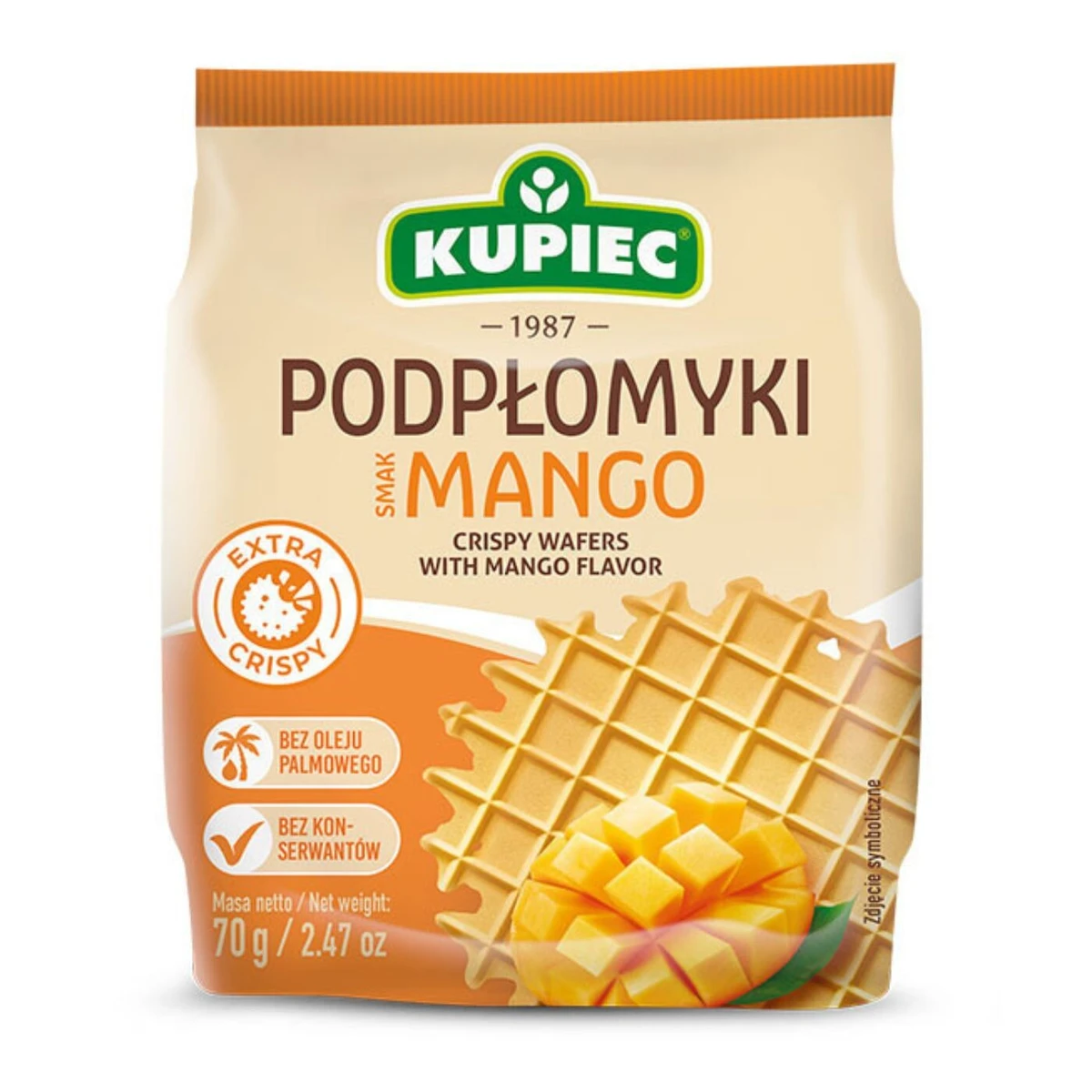 Podpłomyki o smaku mango, Kupiec