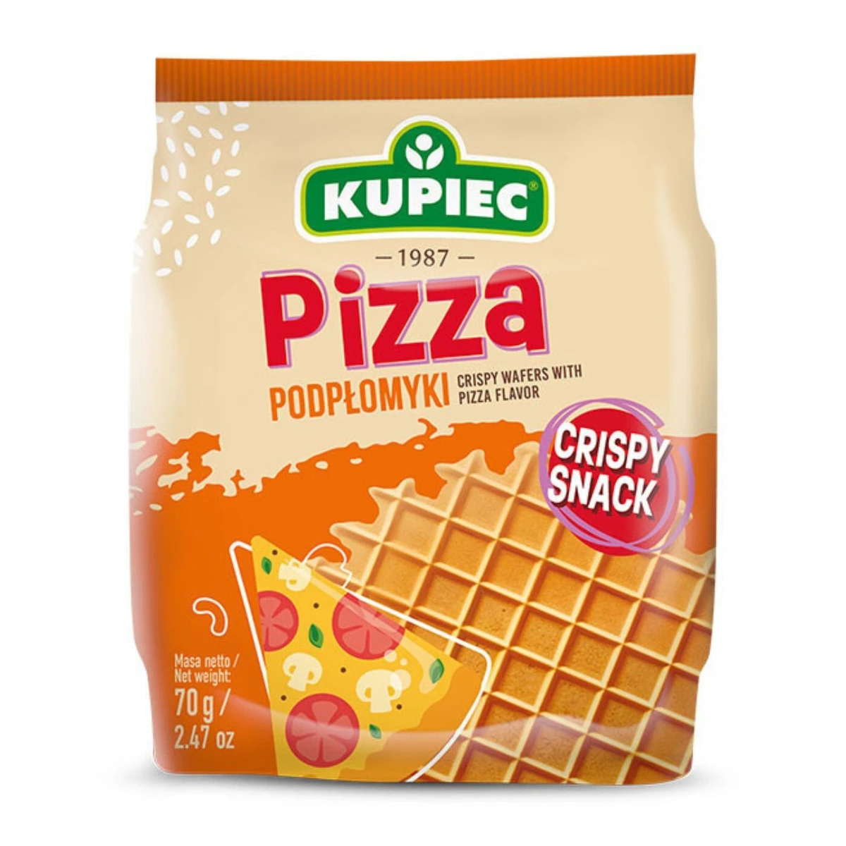 Podpłomyki o smaku pizza, Kupiec