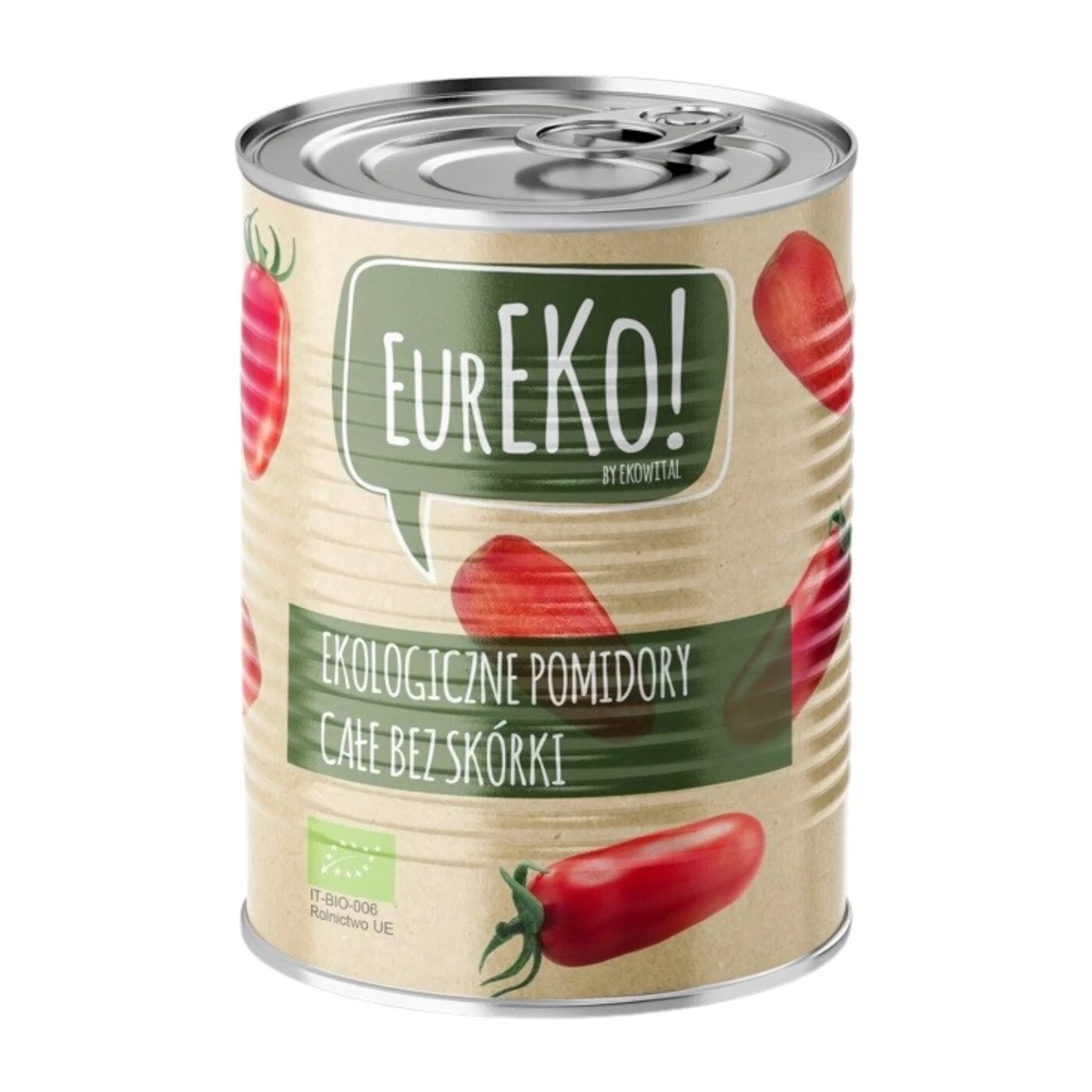 Pomidory całe bez skórki Bio, EurEko