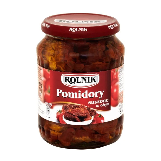 Pomidory suszone w oleju, 720 ml, Rolnik