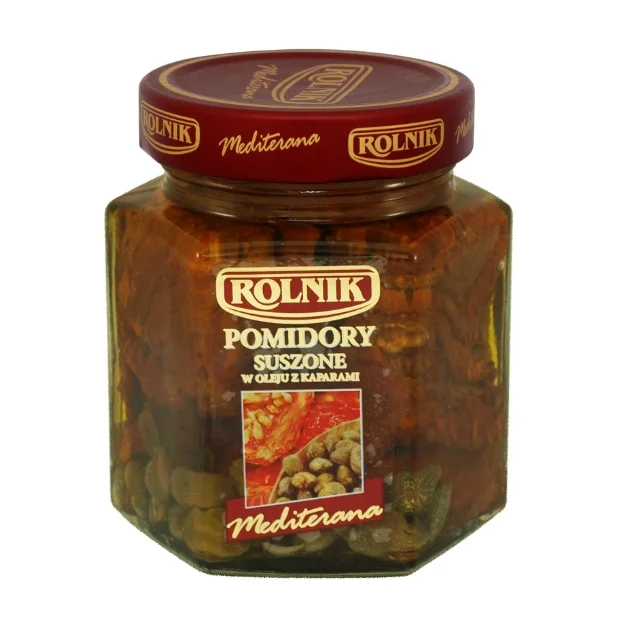Pomidory suszone z kaparami, 280 g, Rolnik