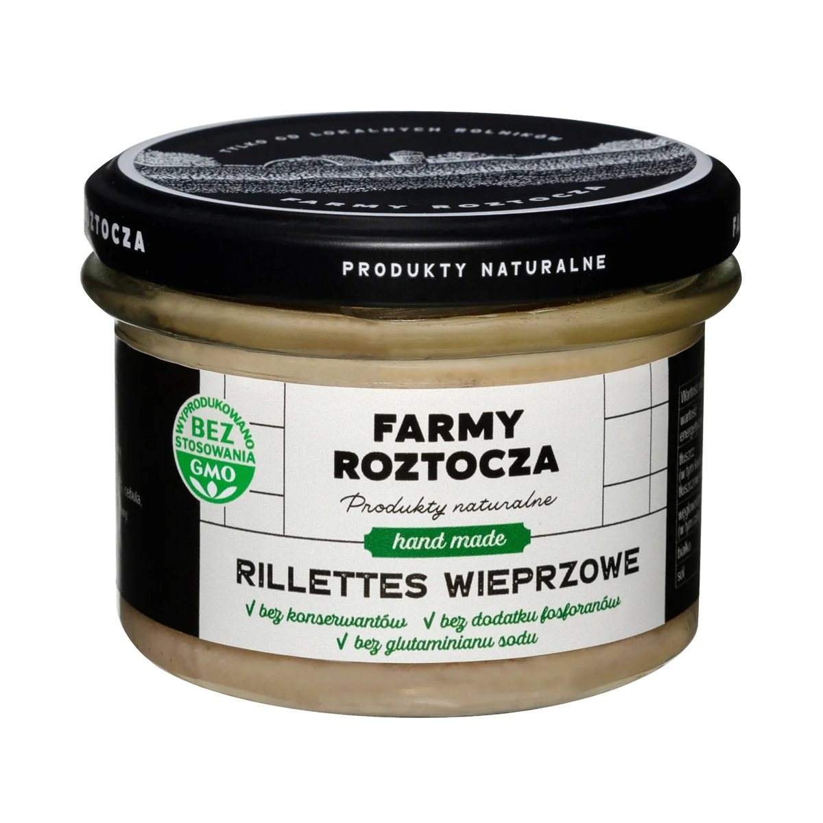 Rillettes wieprzowe, 180 g, Farmy Roztocza