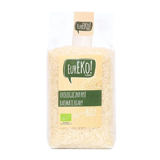 Ryż basmati biały Bio, 500 g, Eureko