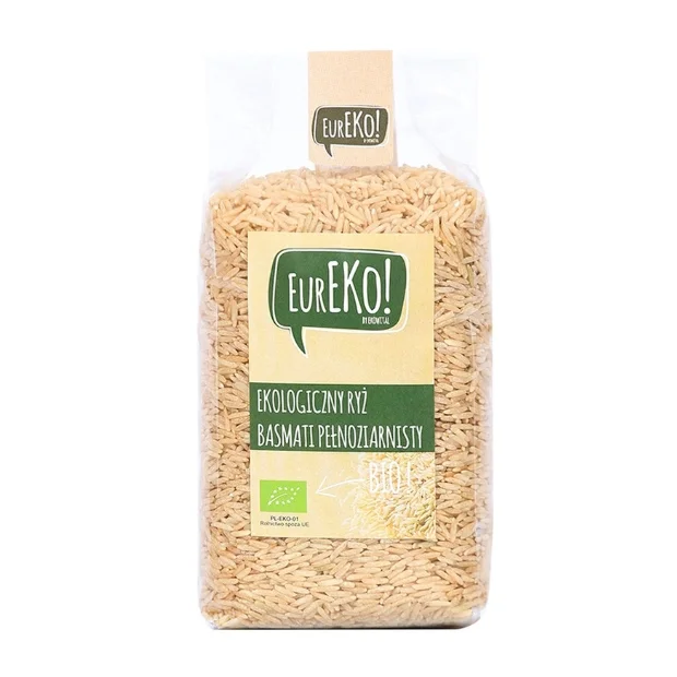 Ryż basmati pełnoziarnisty Bio, 500 g, Eureko