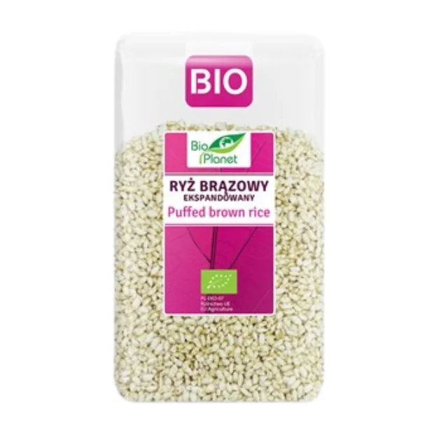Ryż brązowy ekspandowany Bio, 150 g, Bio Planet