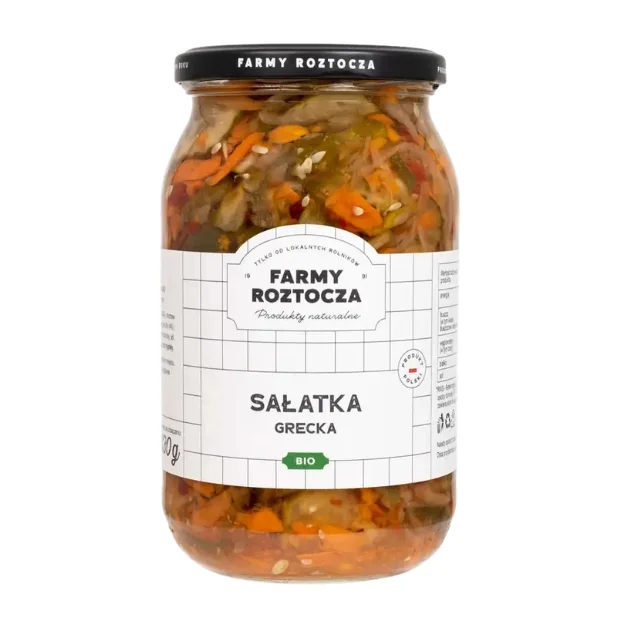 Sałatka grecka Bio, 830 g, Farmy Roztocza