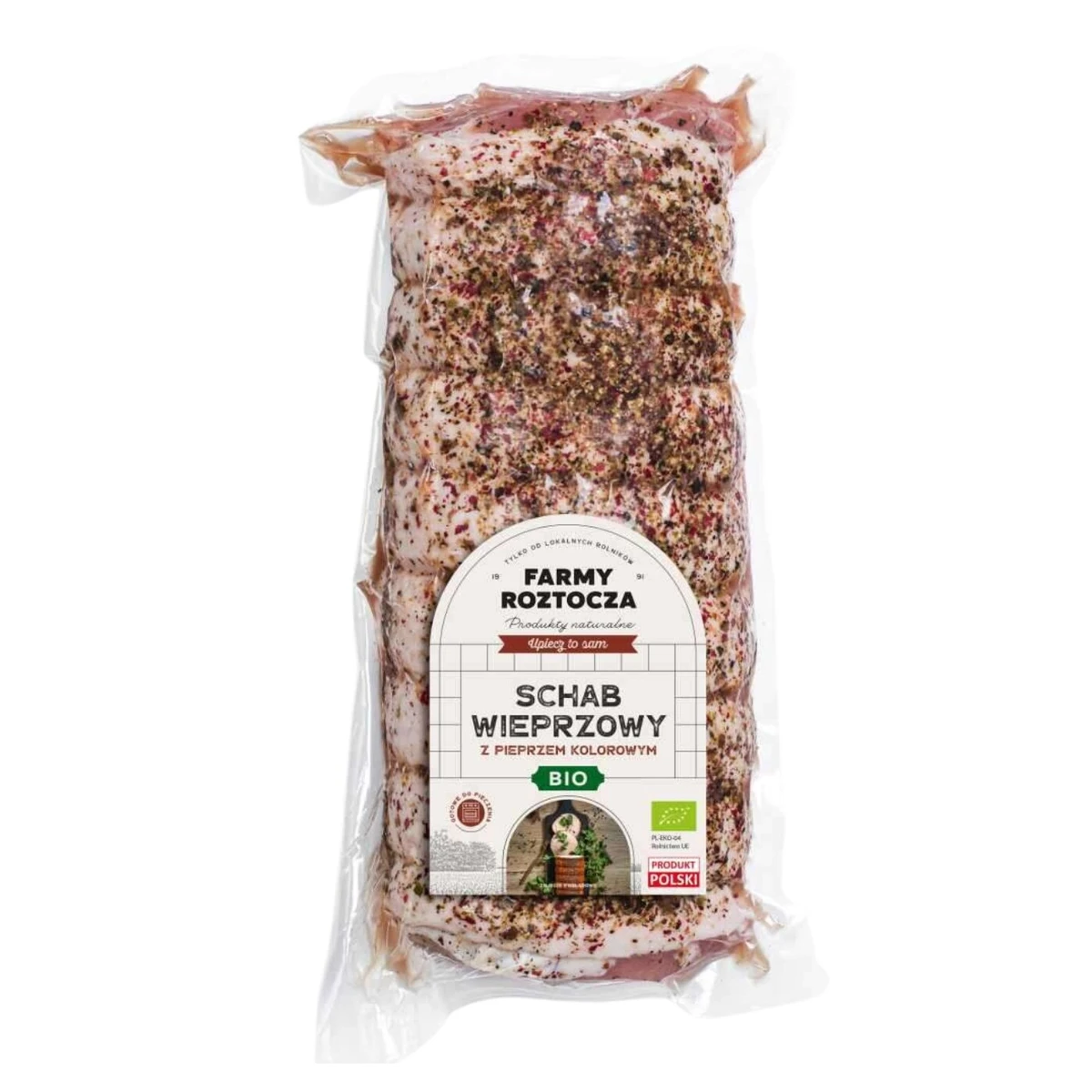 Schab wieprzowy z pieprzem kolorowym Bio, Farmy Roztocza