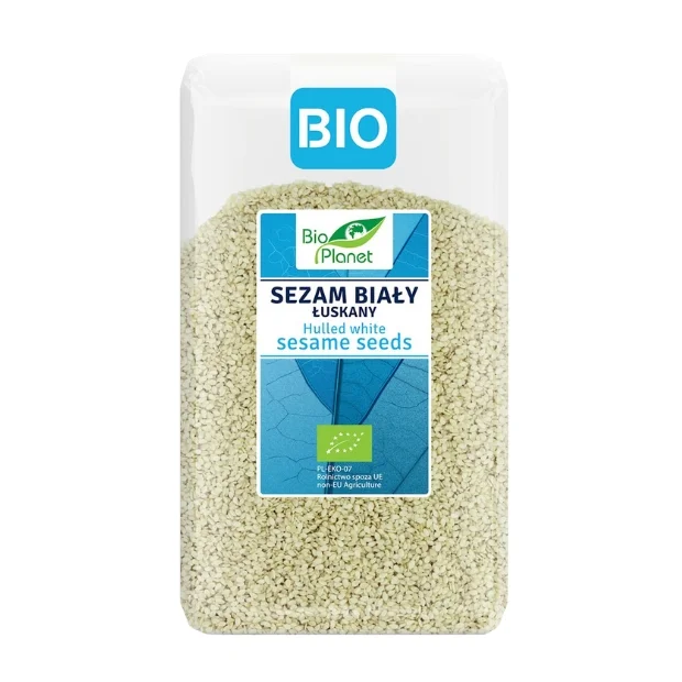 Sezam biały łuskany Bio, 1 kg, Bio Planet  