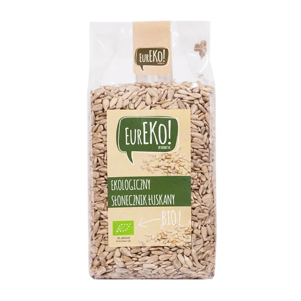 Słonecznik łuskany Bio, 350 g, Eureko