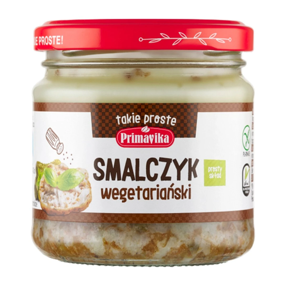 Smalczyk wegański bezglutenowy, Primavika