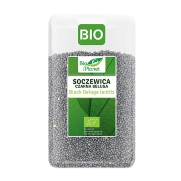 Soczewica czarna beluga Bio, 1 kg, Bio Planet
