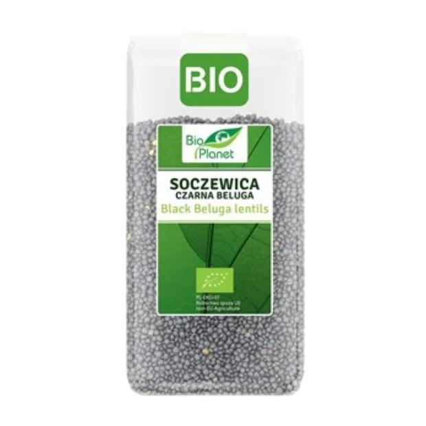 Soczewica czarna beluga Bio, 400 g, Bio Planet
