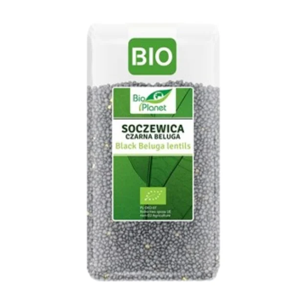 Soczewica czarna beluga Bio, 500 g, Bio Planet