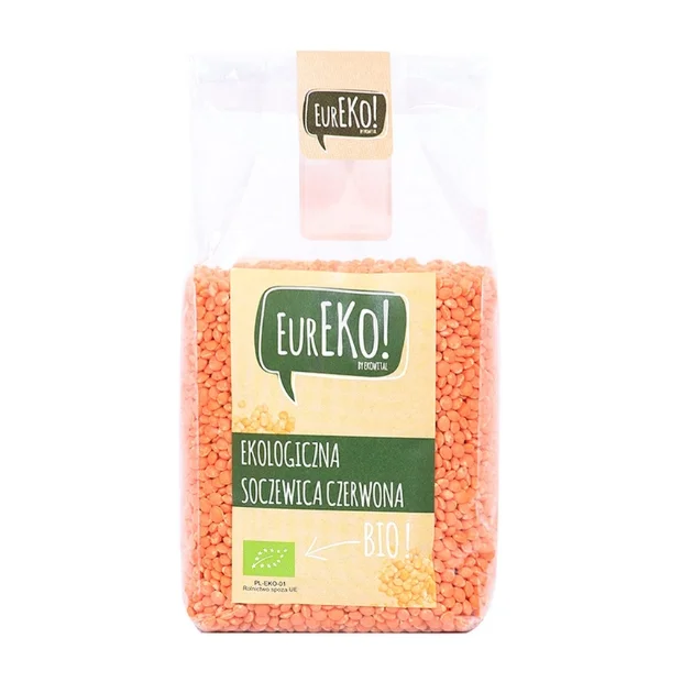 Soczewica czerwona Bio, 400 g, Eureko