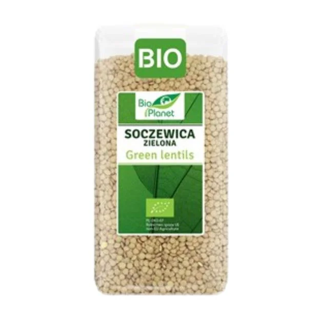 Soczewica zielona Bio, 500 g, Bio Planet