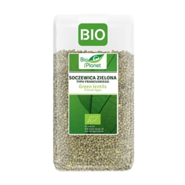 Soczewica zielona typu francuskiego Bio, 500 g, Bio Planet