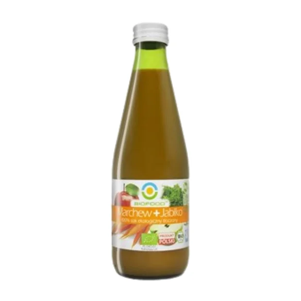 Sok marchwiowo jabłkowy NFC Bio, 300 ml, Biofood