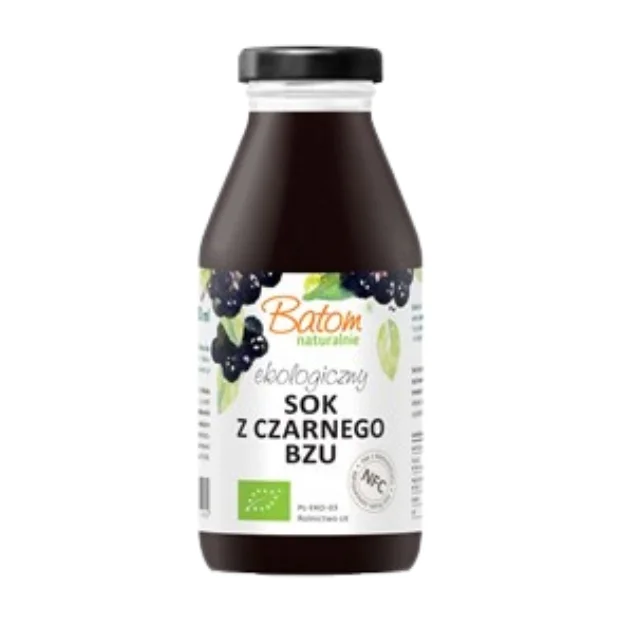 Sok z czarnego bzu NFC Bio, 330 ml, Batom
