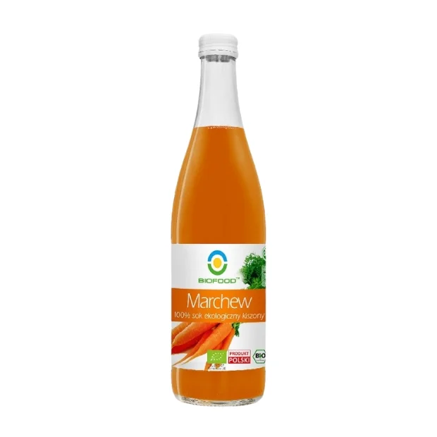 Sok z marchwi kiszonej Bio, 500 ml, Biofood