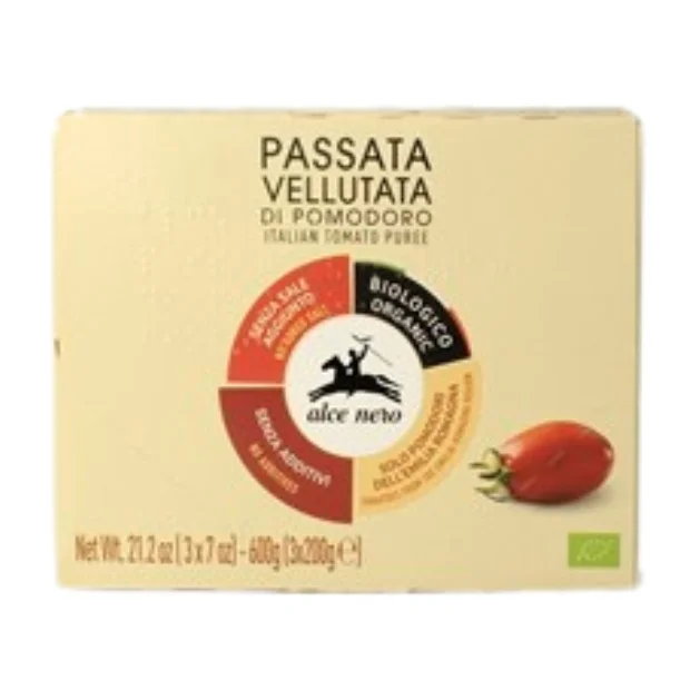 Sos pomidorowy passata Bio (3 x 200 g) 600 g, Alce Nero