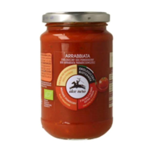 Sos pomidorowy z chili arrabbiata Bio, 350 g, Alce Nero