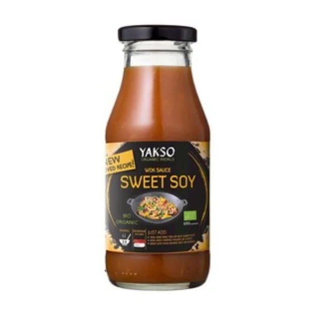 Sos sojowy słodki do woka Bio, 240 ml, Yakso