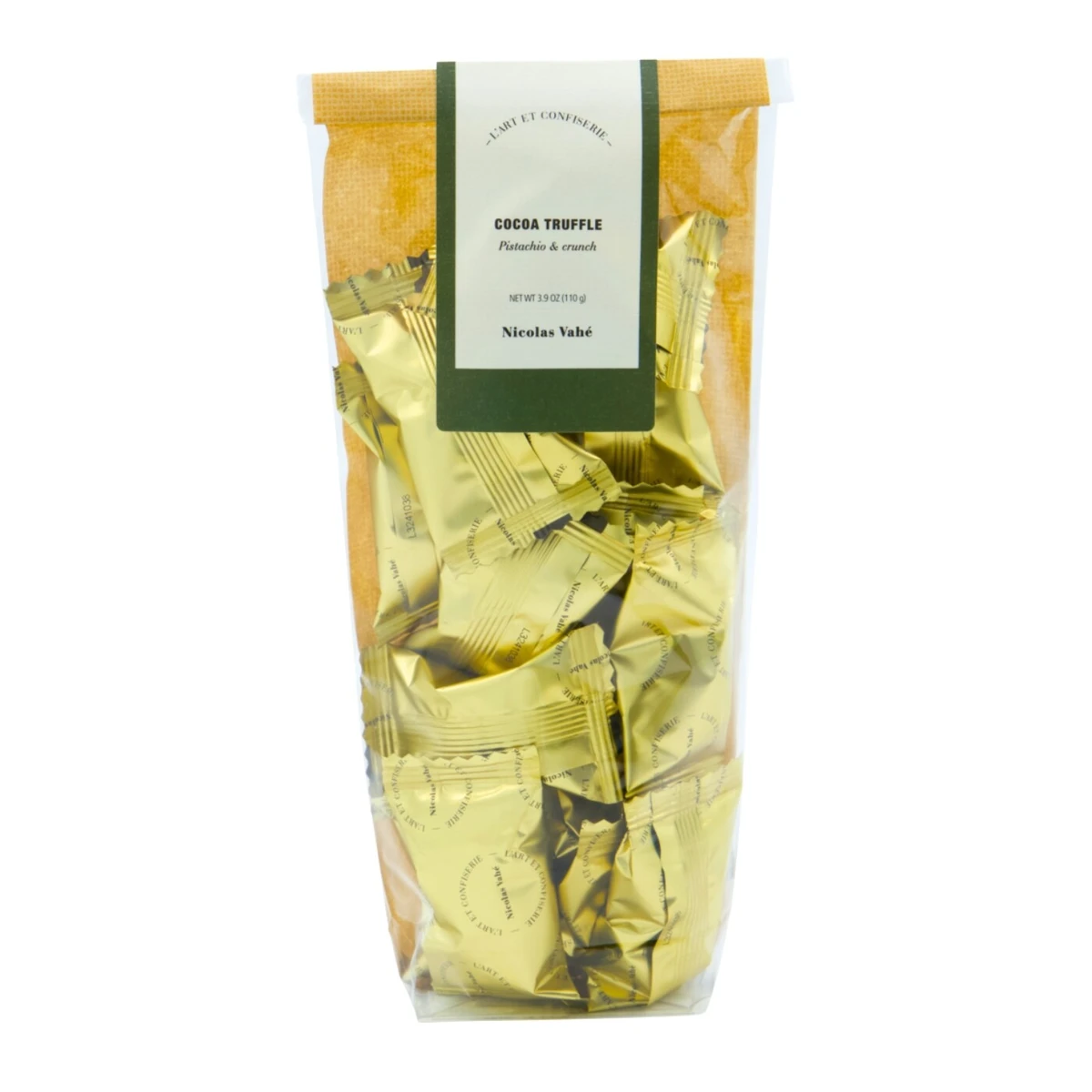 Trufle kakaowe z pistacjami, Nicolas Vahé