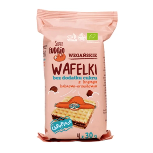 Wafelki z kremem kakaowo - orzechowym bez dodatku cukrów Bio, 120 g, Me Gusto