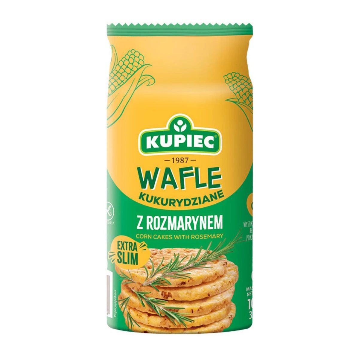 Wafle kukurydziane z rozmarynem, Kupiec  