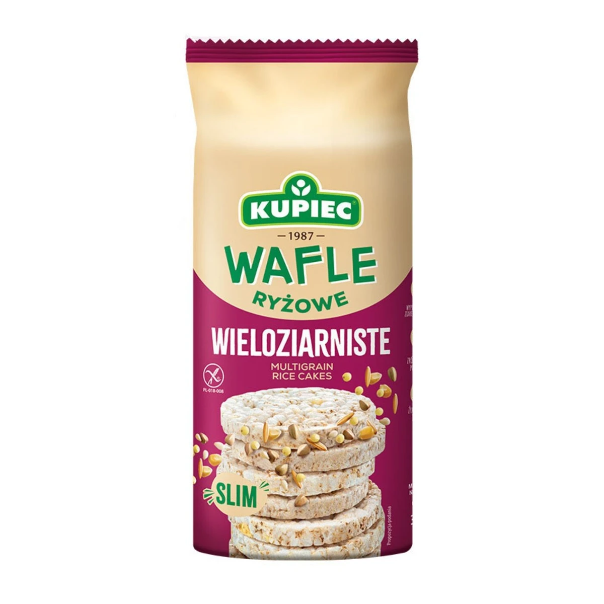 Wafle ryżowe wieloziarniste Slim, Kupiec