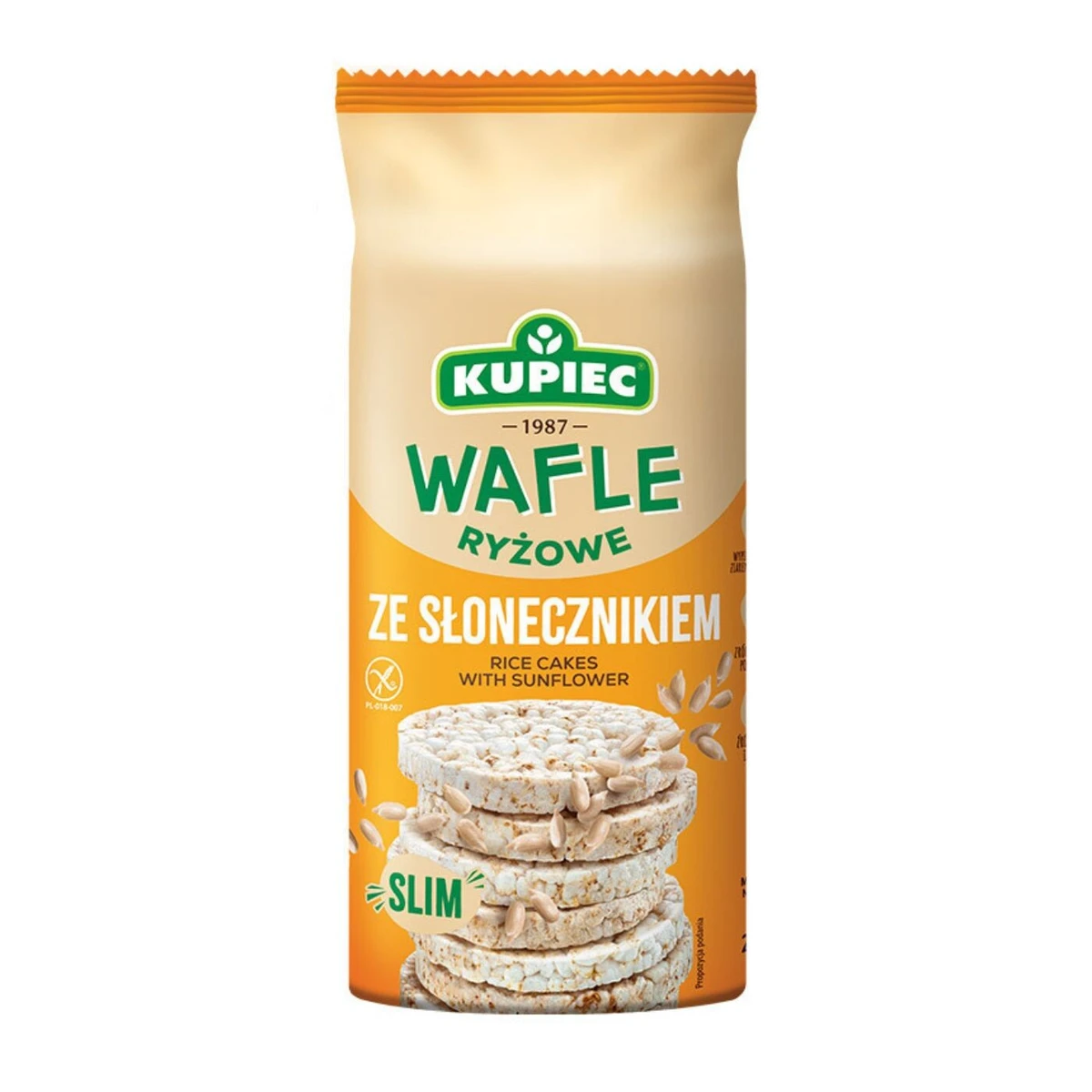 Wafle ryżowe ze słonecznikiem Slim, Kupiec