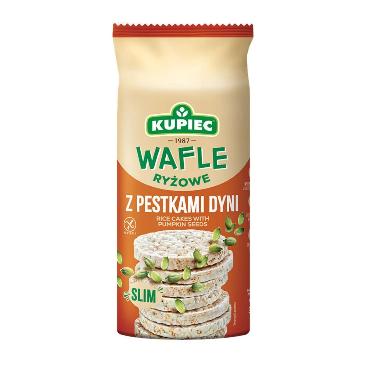 Wafle ryżowe z pestkami dyni Slim, Kupiec