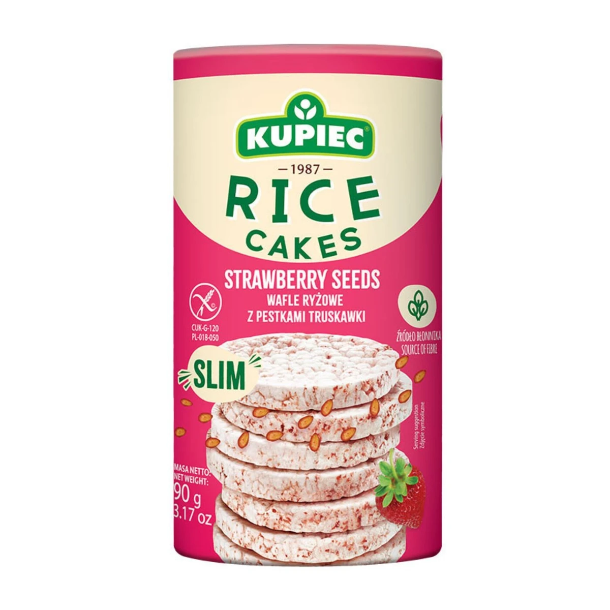  Wafle ryżowe z suszonymi pestkami truskawki, Kupiec
